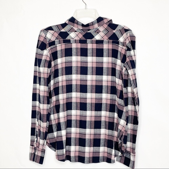 Orvis Black & Pink Plaid Flannel Shirt (M) - Picture 4 of 8